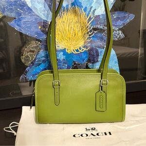 Coach Green Swing Satchel Bag